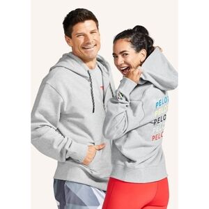 Peloton Grey Full Zip-Up Hoodie | Size XXL